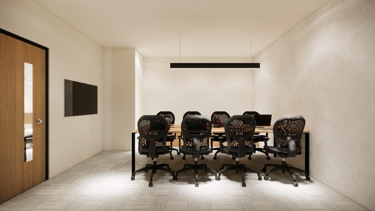 Meeting hall and presentation space at CKP Workspace